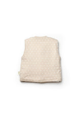 Organic Polka Dot Sherpa Baby Vest