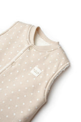 Organic Polka Dot Sherpa Baby Vest