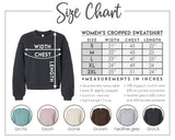 Chasing Toddler and Jesus Christian Mom Faith Bible Women's Slightly Cropped Sweatshirt