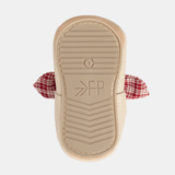 Prairie Girl Knotted Bow Baby Shoe