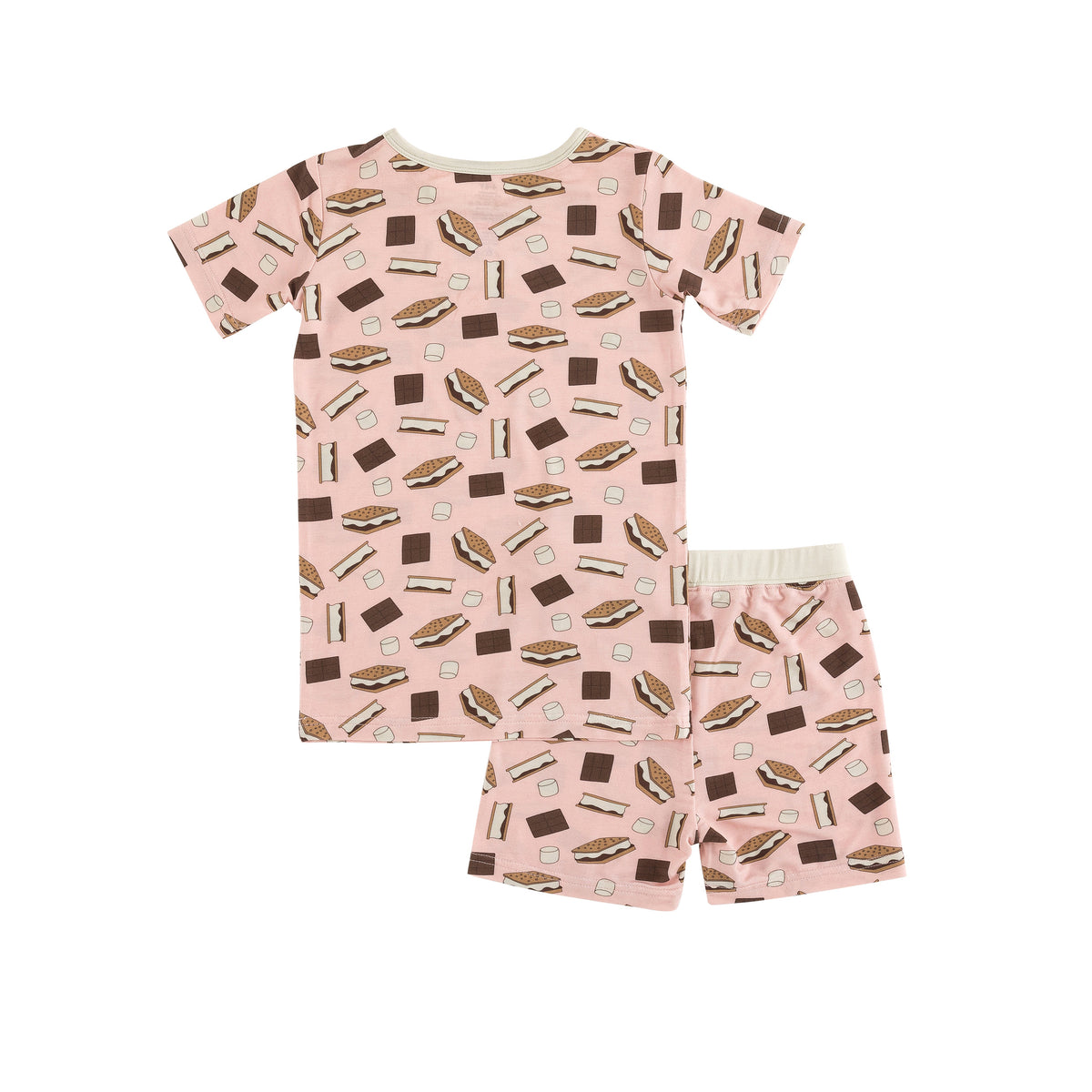 Three Little Tots S'more to Love Short PJ Set - Pink, supplementary photo