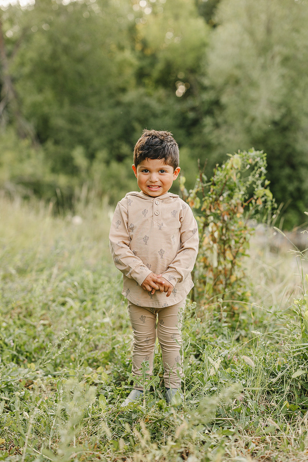 Three Little Tots Cactus Hooded Set, additional product photo