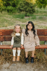 Green Corduroy Dress