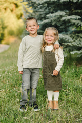 Green Corduroy Dress