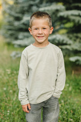 Sage Long Sleeve Cotton Tee