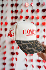 Three Little Tots I Love You Sooooo Much - Leopard Vintage Hat, additional product photo