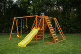 Three Little Tots Sycamore Outdoor Sensory Swing Set and Jungle Gym, alternate angle