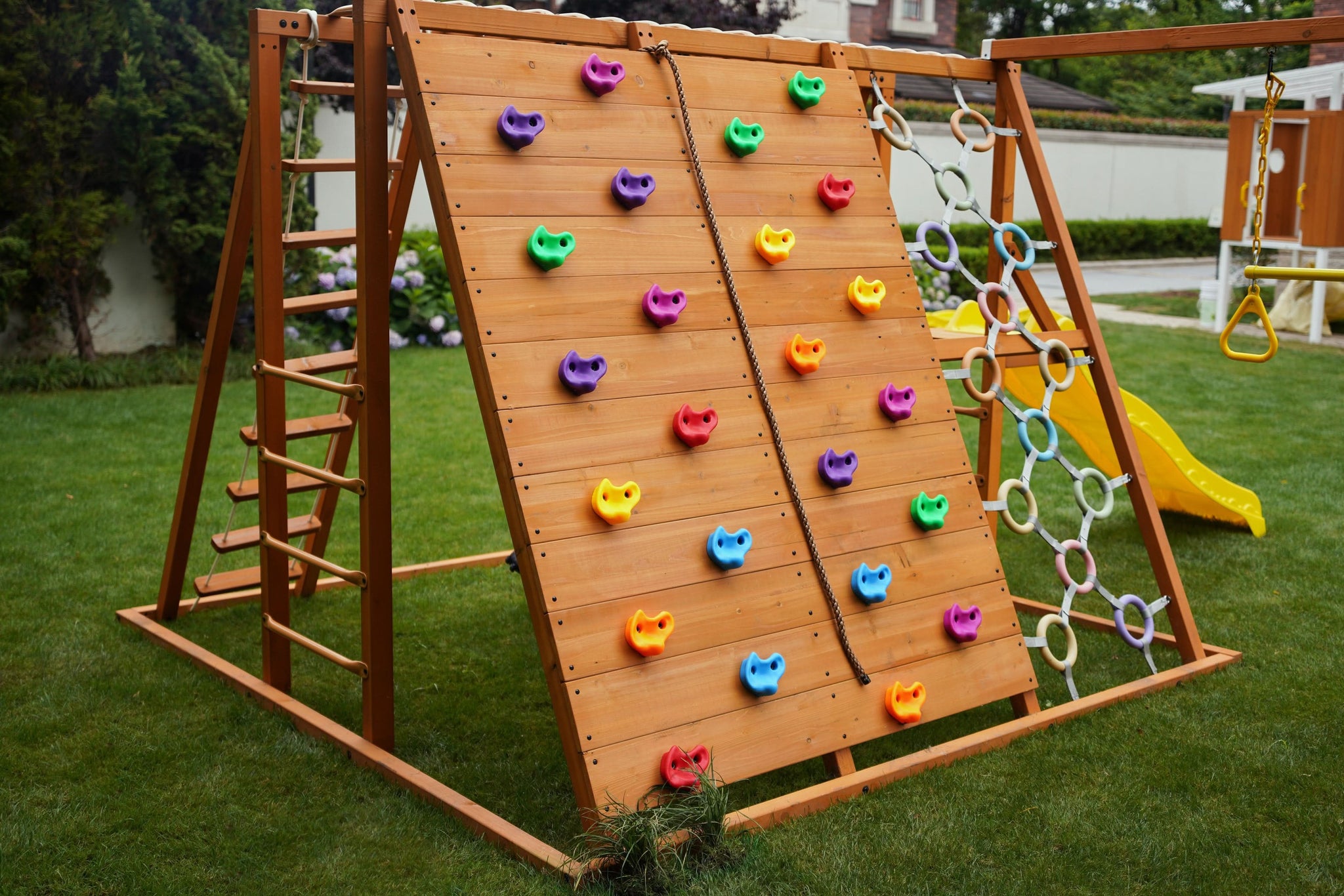 Three Little Tots Sycamore Outdoor Sensory Swing Set and Jungle Gym, supplementary photo