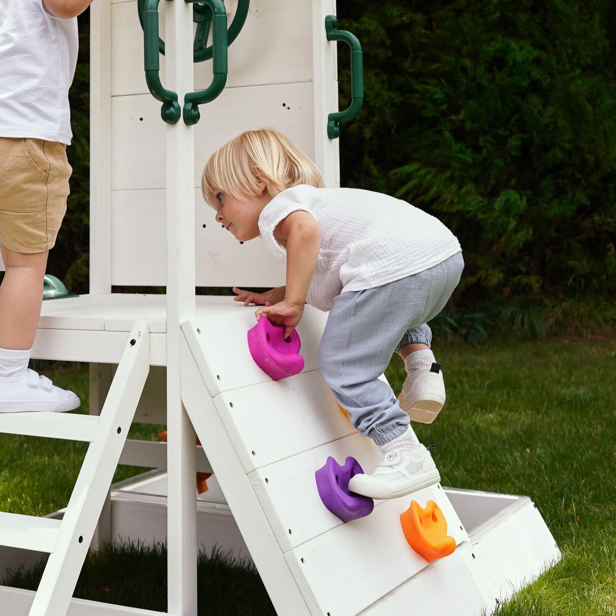 Three Little Tots Aloe Outdoor Mini Playset for Toddlers Water Slide and Backyard Fun, supplementary photo