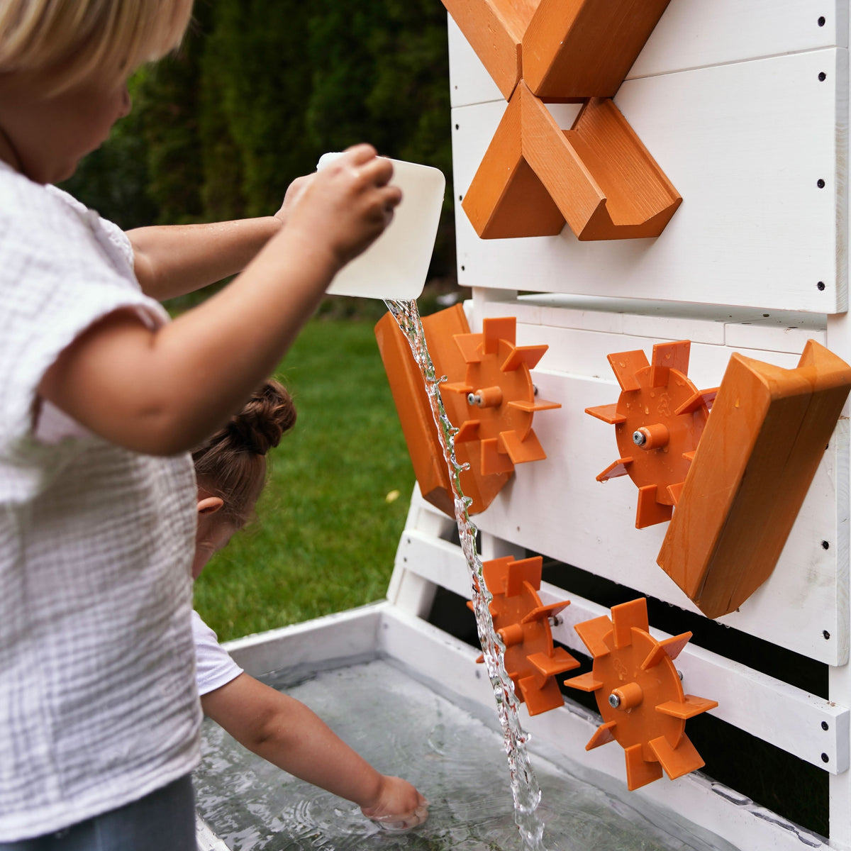 Three Little Tots Aloe Outdoor Mini Playset for Toddlers Water Slide and Backyard Fun, second additional photo