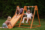 Three Little Tots Juniper Folding Indoor and Outdoor Playset Wooden Climber for Toddlers, additional product photo