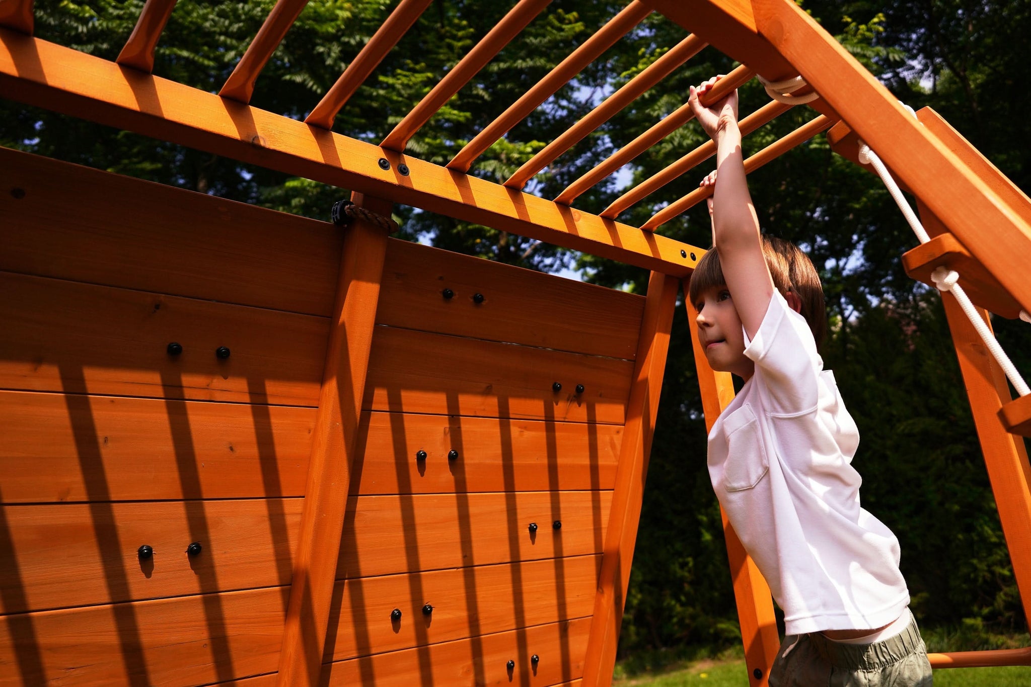 Three Little Tots Sycamore Outdoor Sensory Swing Set and Jungle Gym, additional product photo