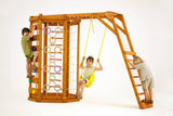 Three Little Tots Hawthorn Octagon Outdoor Jungle Gym, alternate angle