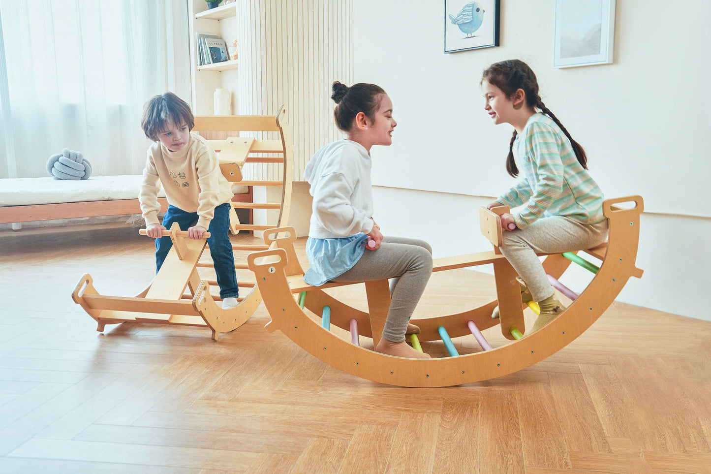 Three Little Tots Bailis - Climbing Arch and Rocker