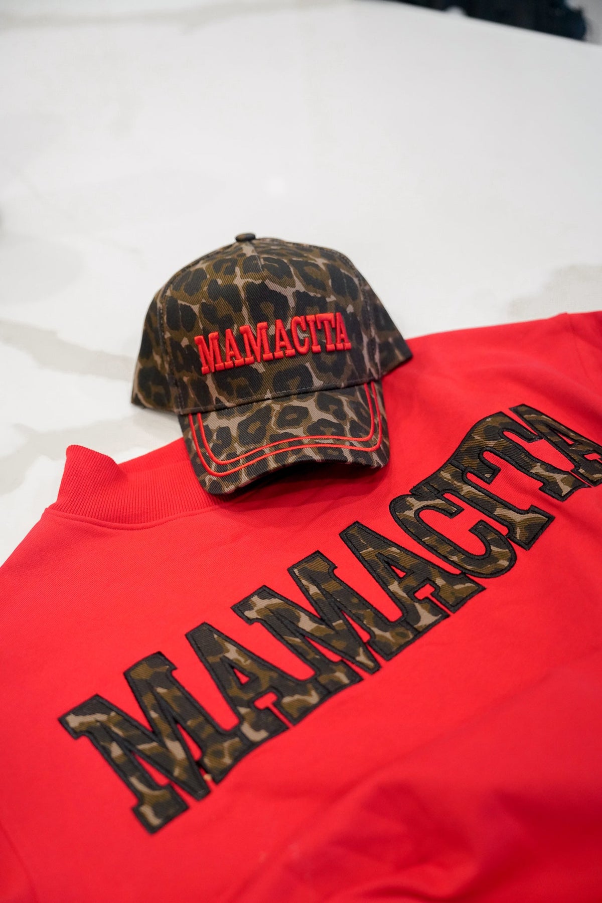 Three Little Tots Mamacita - Leopard Vintage Hat, alternate angle