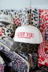 Three Little Tots I Love You Sooooo Much - Leopard Vintage Hat, supplementary photo