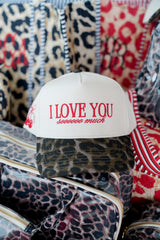 Three Little Tots I Love You Sooooo Much - Leopard Vintage Hat, second additional photo