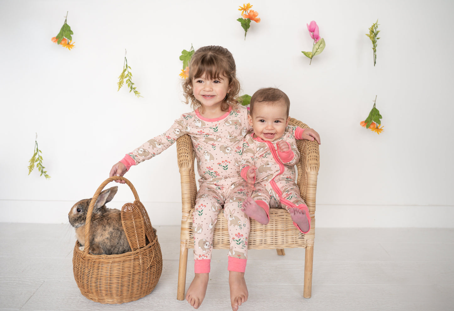 Meadow Bunny (Convertible Zip Footies)