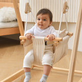 Three Little Tots Baby Swing for indoor Playsets, in Off White