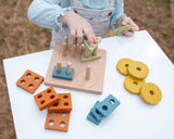 Three Little Tots Montessori Shape Puzzle Toy Lytl, supplementary photo