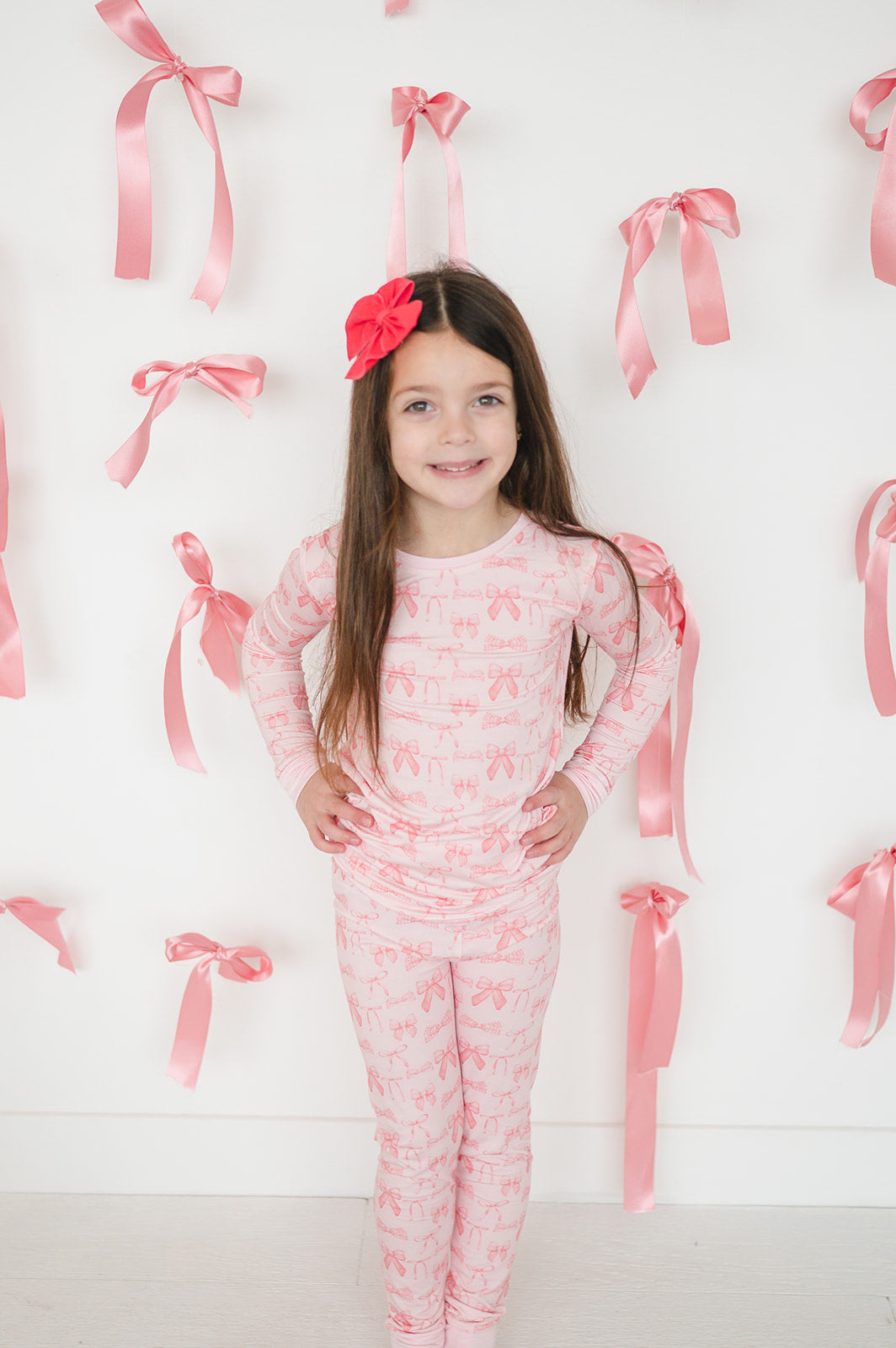Three Little Tots Pink Bows