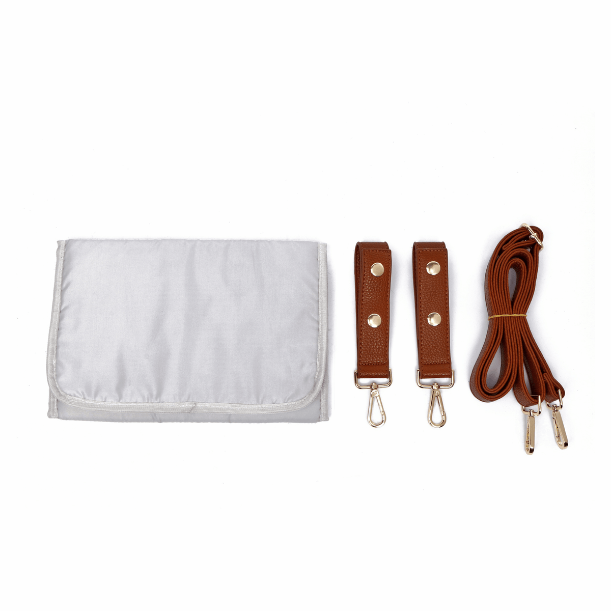 Three Little Tots Signature Diaper Bag Caramel, additional product photo