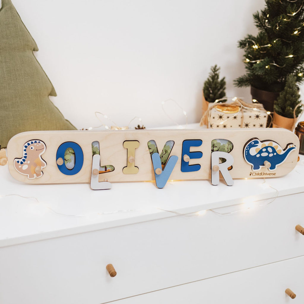 Boy Dinosaur Name Puzzle