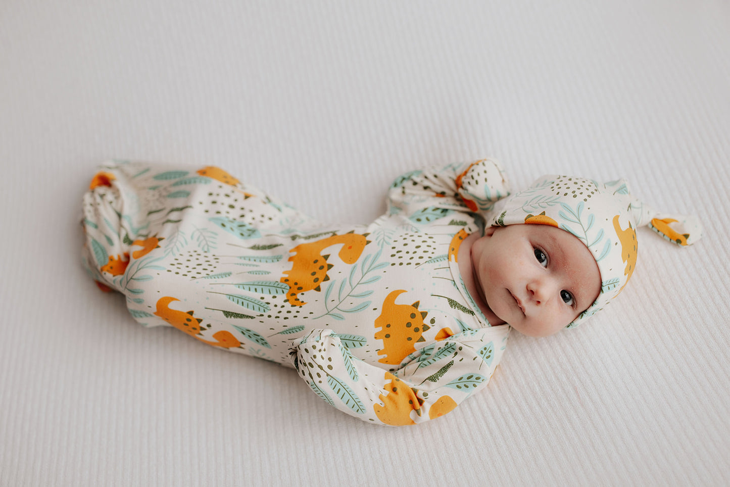 Perfect for your baby, our popular knotted hats are hand-tied, stretchy, and incredibly soft for daily wear.