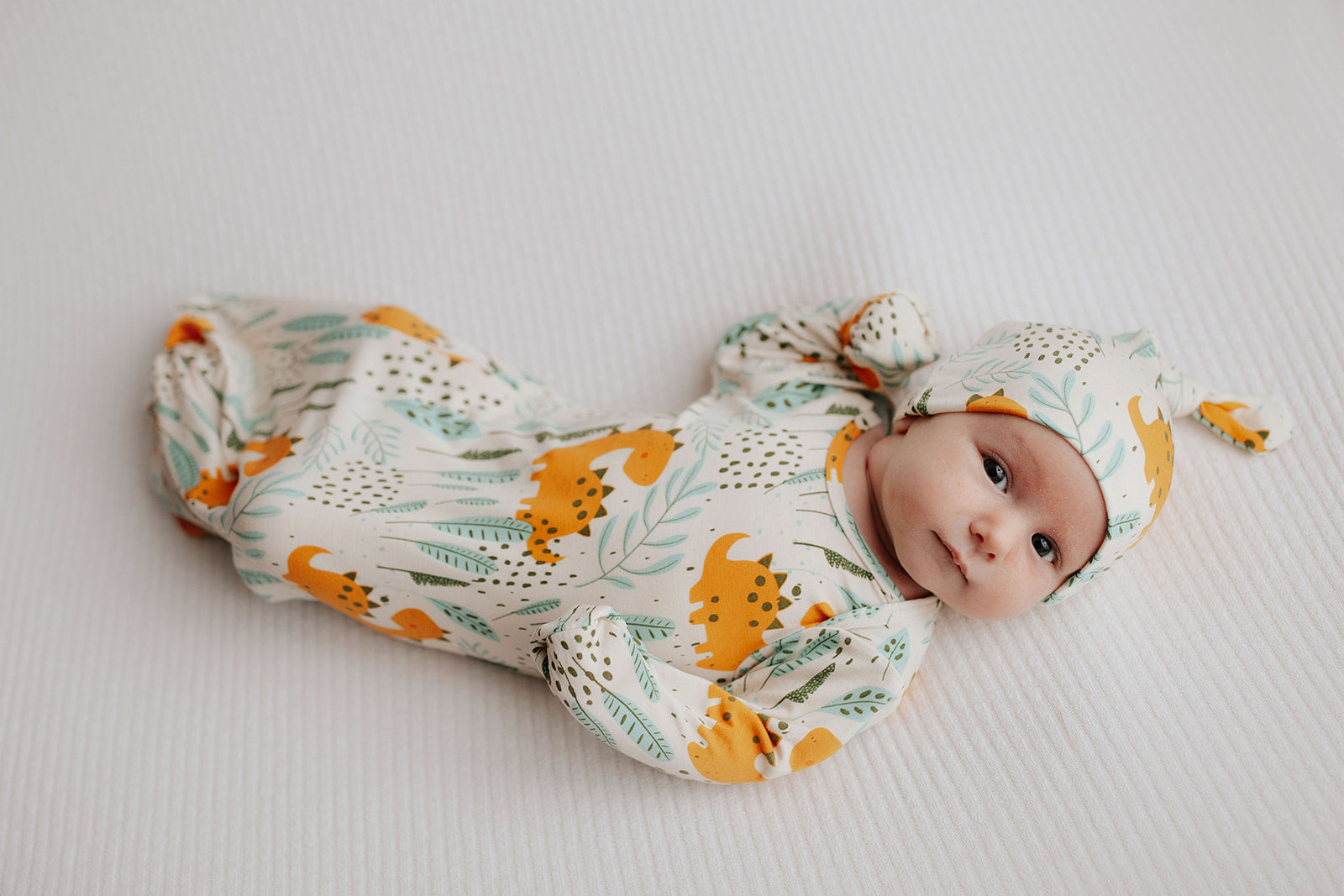 Perfect for your baby, our popular knotted hats are hand-tied, stretchy, and incredibly soft for daily wear.