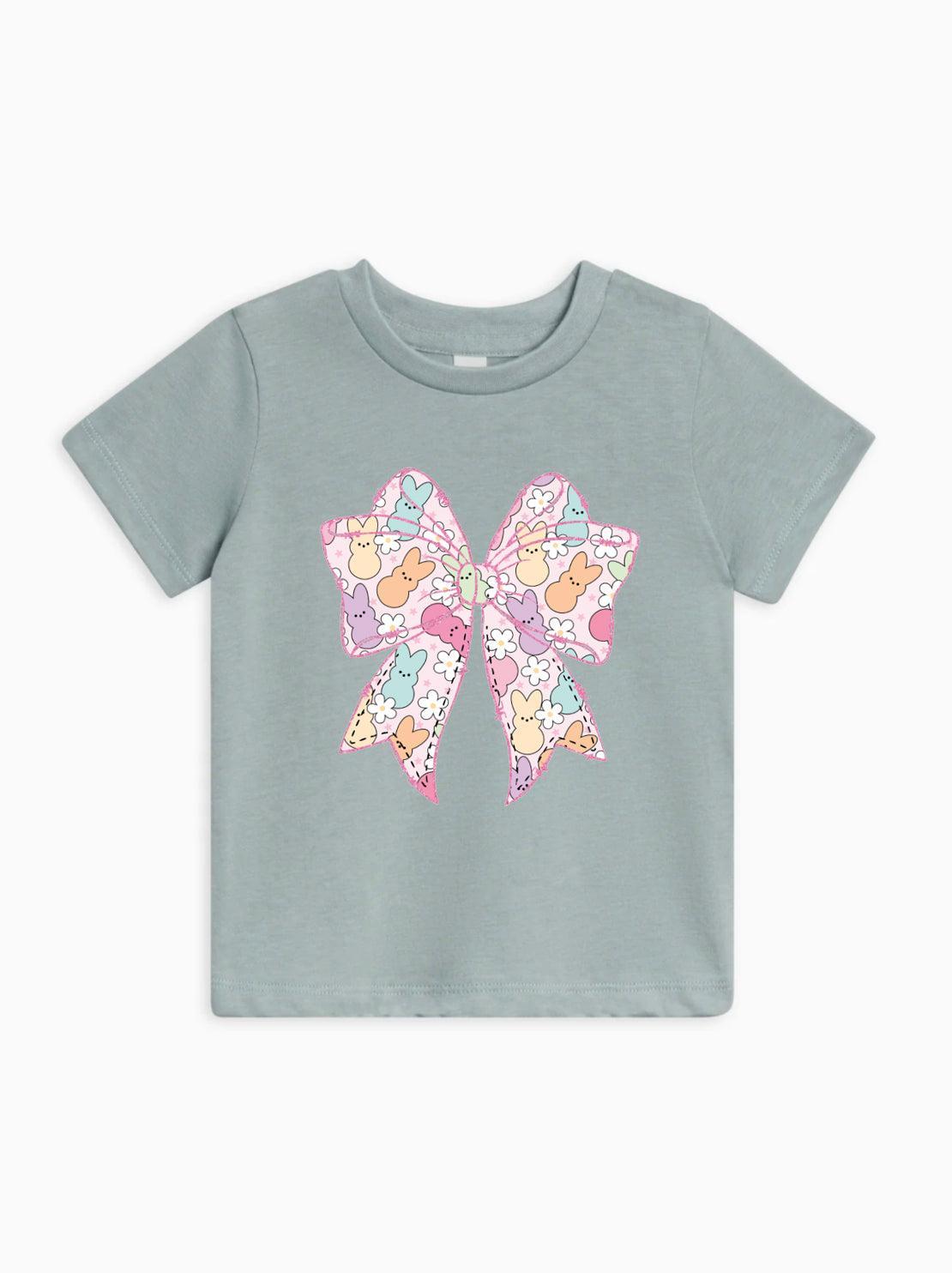 Easter Egg Bunny Ribbon Organic Cotton Baby And Kids Tee Easter Christian