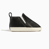 Ebony Slip On Baby Shoe