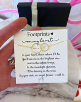 Miscarriage, loss of a baby Tied together infinity necklace, poem card, NON- TARNISH necklace, box & ribbon gift