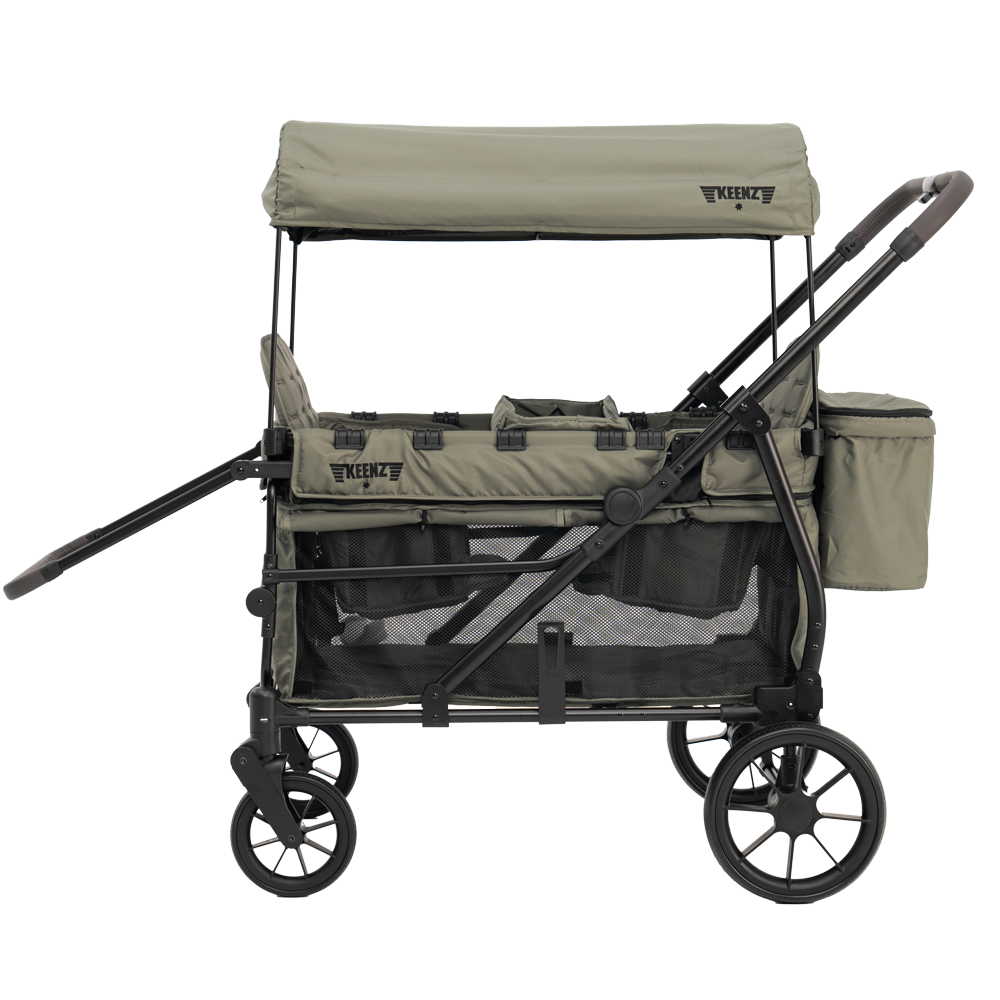 Three Little Tots Keenz Viva 2-Passenger Stroller Wagon Compact Power for City Life, another angle
