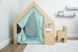 Three Little Tots Flair Playhouse and Sensory Desk - Black and White, eighth additional photo