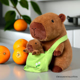 Three Little Tots Coco the Capybara and Her Baby Plushie Set Adorable 12 Stuffed Animal Toy Gift for, extra product detail