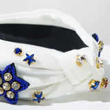 Three Little Tots Fourth of July Headband Red White and Blue, supplementary photo