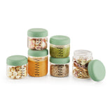 Haakaa Sealed Glass Storage Jar Set - 4 x 4oz + 2 x 7 oz Glass Jars