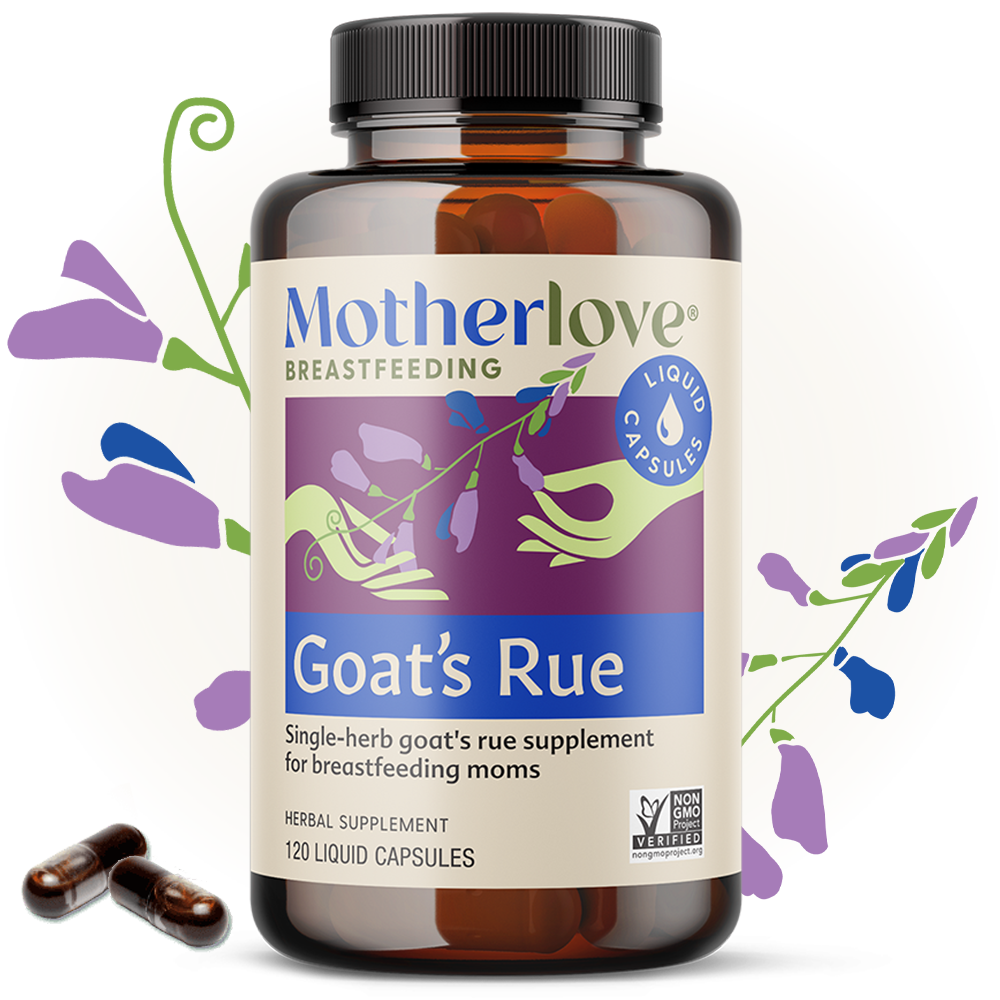 Three Little Tots Goat's Rue - Liquid Capsules, alternate angle