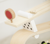 Three Little Tots Wooden Car Ramp Racer Montessori Rolling Track Toy for Toddlers, supplementary photo