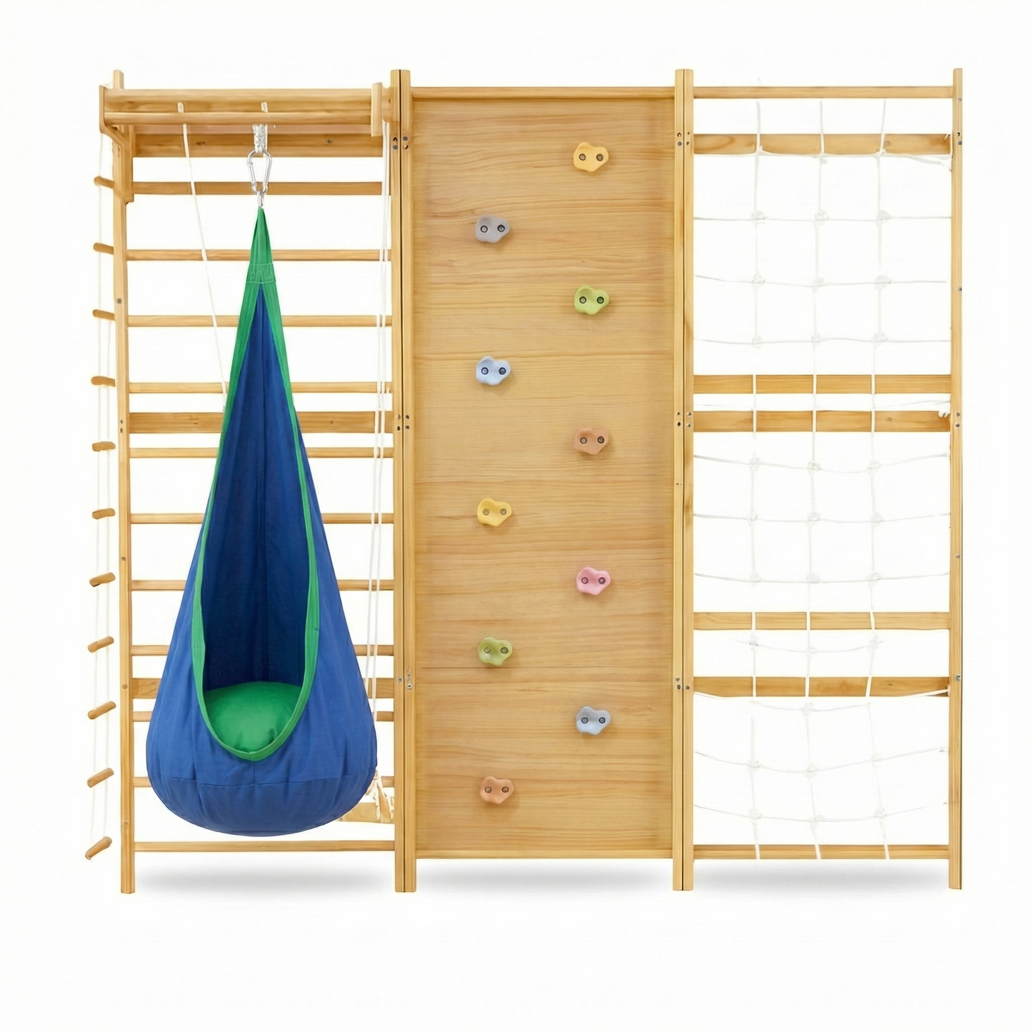 Three Little Tots Avenlur Sensory Swing Hammock Tear Drop Attachment for Grove Walnut Neem and Betul, alternate angle