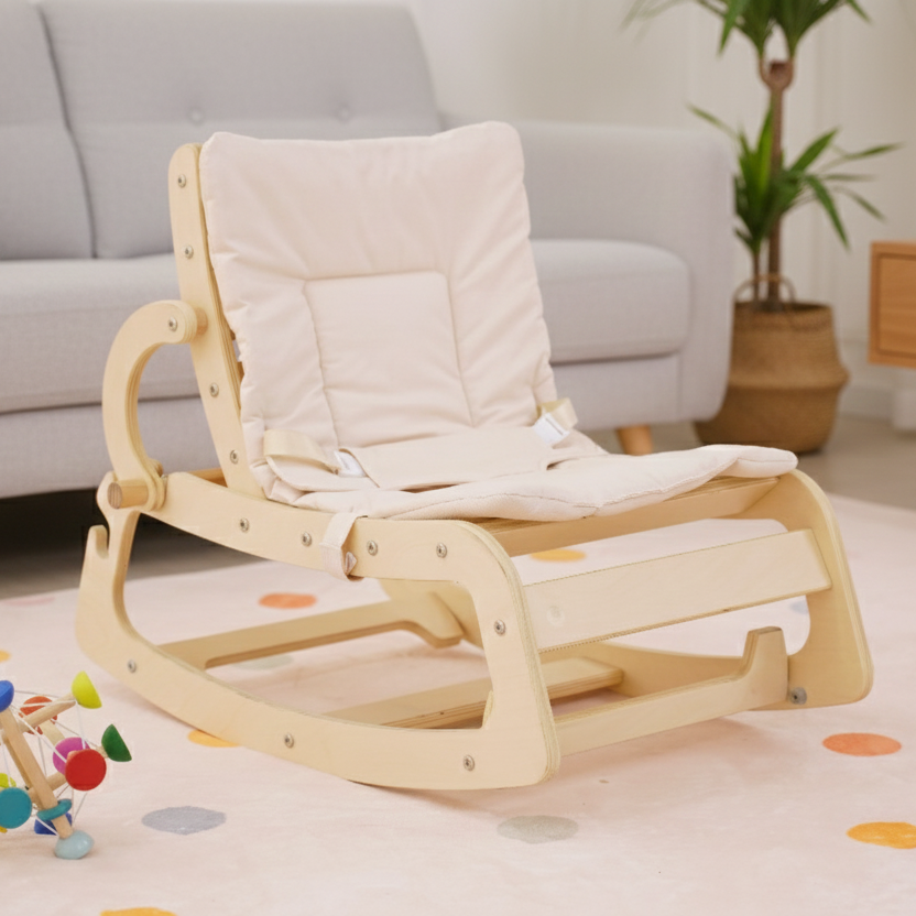 Three Little Tots Hemlock Adjustable Baby Rocker, alternate angle
