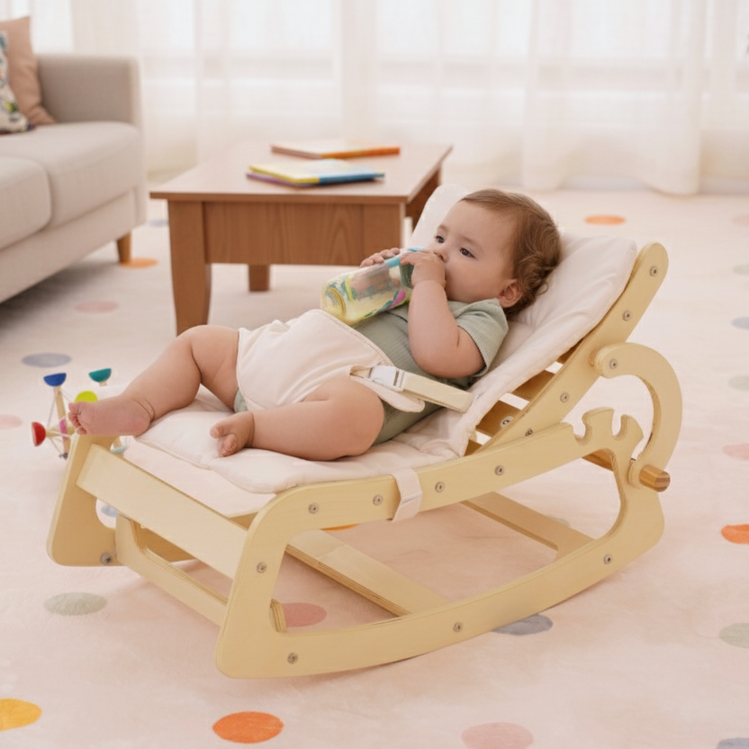 Three Little Tots Hemlock Adjustable Baby Rocker
