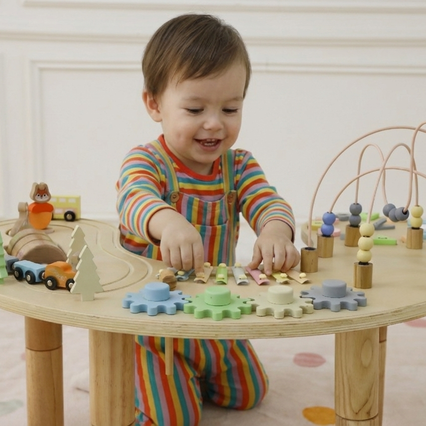 Three Little Tots Wooden Multi-Activity Sensory Play Table, supplementary photo