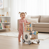 Three Little Tots Wooden Tool Walker Multi-Activity Learning Wagon for Toddlers, additional product photo