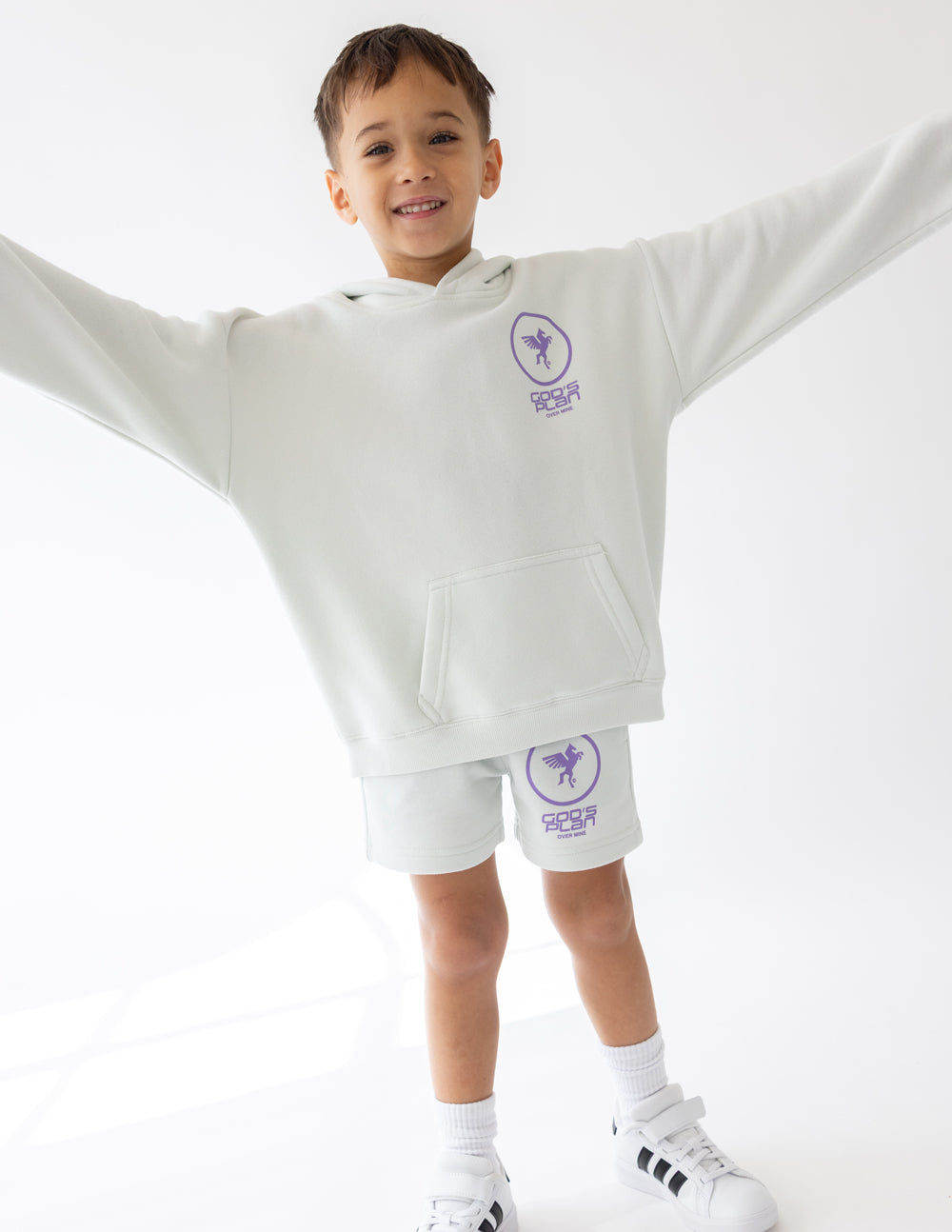 Three Little Tots God's Plan Racing Kids Hoodie, additional product photo