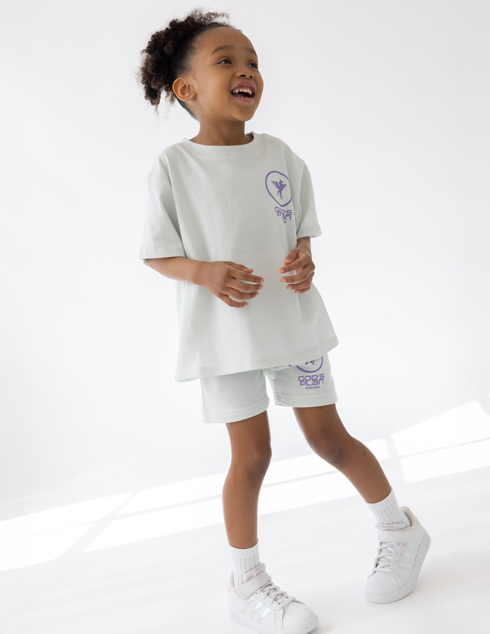 Three Little Tots God's Plan Racing Kids Tee