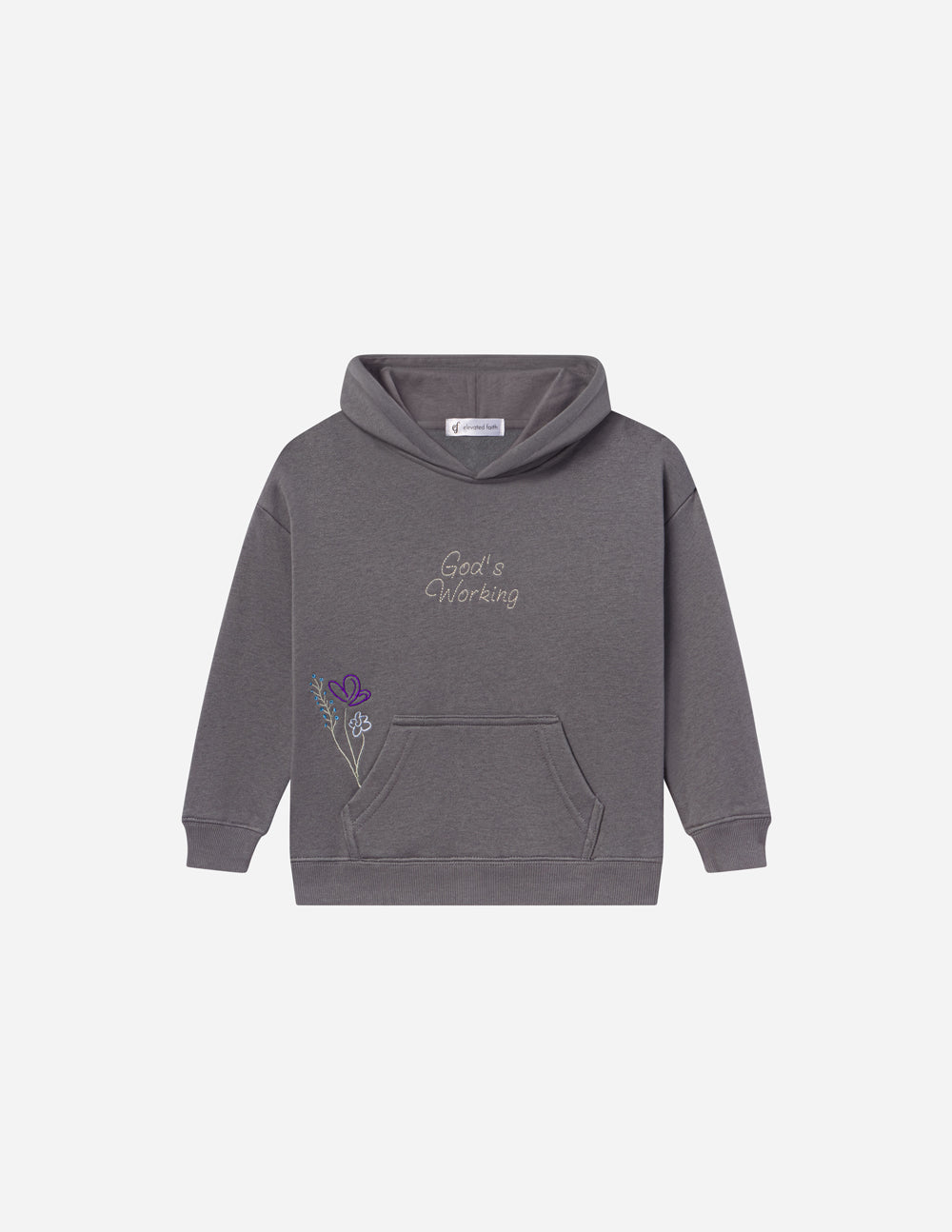 Three Little Tots God's Still Working Kids Hoodie, seventh additional photo