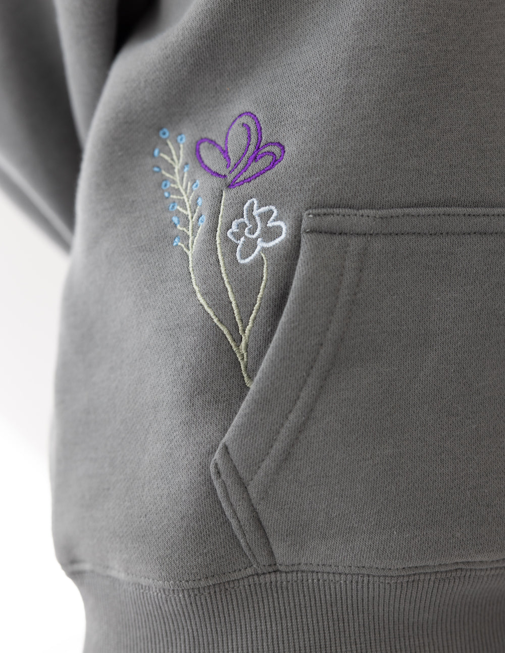Three Little Tots God's Still Working Kids Hoodie, alternate angle