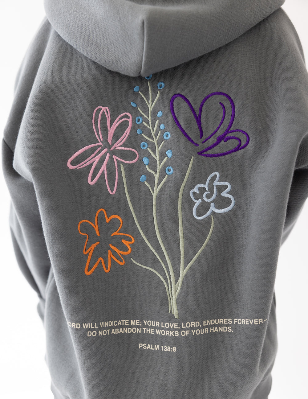 Three Little Tots God's Still Working Kids Hoodie, extra product detail