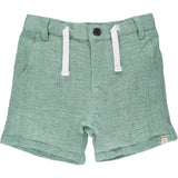 Three Little Tots Green Gauze Shorts, additional product photo